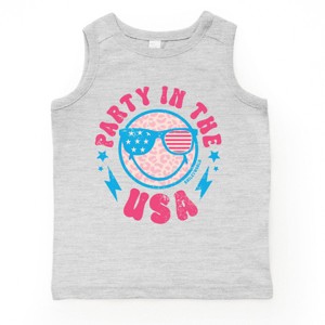 The Juniper Shop SmileyWorld Party In The USA Toddler Tank - 1 of 4
