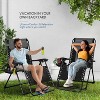 Nestl Padded Zero Gravity Chair, Oversized Patio Lounge Chair, Reclining Camping Chair, Folding Outdoor Chair with Headrest and Cup Holder - 4 of 4