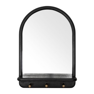 MH London Dante 29" x 20" Solid Wood Wall Mounted Accent Mirror - 1 of 4