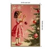 Amanti Art Girl With Baubles by Pictufy Studio Canvas Wall Art Print Framed 23-in. W x 33-in. H. - 3 of 4