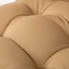 ARTPLAN Outdoor 48 Inch Bench Cushion Tufted for Outdoor Furniture, 48"x18"x4" Wicker Patio Loveseat Cushion All Weather - 4 of 4