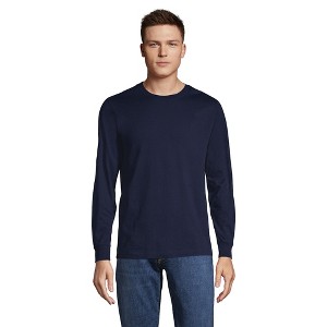 Lands' End Men's Super-T Long Sleeve T-Shirt - 1 of 4
