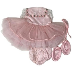Doll Clothes Superstore Ballet Dress with Underpants and Slippers Fits 18 Inch Girl Dolls - 1 of 4