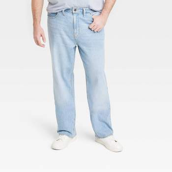 YZRDY Men Wid Leg Baggy Jeans Pants Mens Streetwear Denim Trousers Man  Black Jeans Joggers 5XL (Color : Blue, Size : 3XL.) : : Fashion