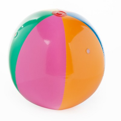 The Lakeside Collection Inflatable Beach Ball - Giant Plastic Inflatable Beach Ball for Kids