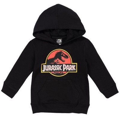 Jurassic Park Fleece Pullover Hoodie Logo Toddler to Big Kid