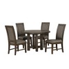 New Classic Furniture, Cityscape Dining Chair-Walnut (Set of 2) - 2 of 4