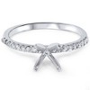 Pompeii3 1/5ct Diamond Ring Setting 14K White Gold - 4 of 4