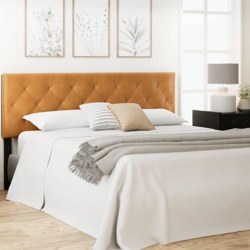 Avery Adjustable Faux Leather Headboard - Brookside Home, 4 of 14