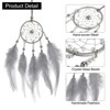 Unique Bargains Small Handmade Macrame Dream Catchers for Home Decoration 2 Pcs - 4 of 4