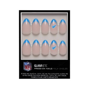 Glamnetic x Fanatics Detroit Lions Press-On Nails - 30ct - Ulta Beauty - 1 of 4