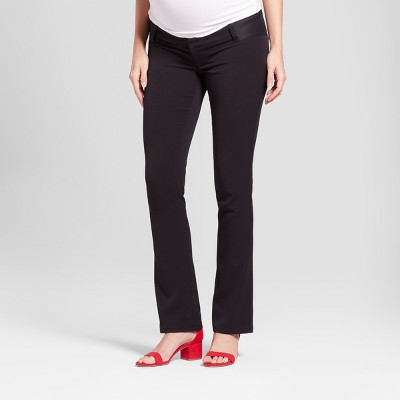 maternity black work trousers
