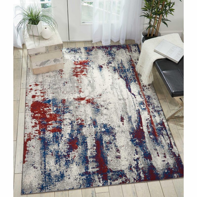 Nourison Maxell Multicolor Modern Indoor Rug, 2 of 5