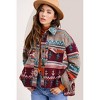 Women's Boho Aztec Jacket - LA MIEL - 3 of 3