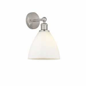 Bristol Glass - 1 Light Wall Sconce In Industrial Style-12 Inches Tall and 7.5 Inches Wide - 1 of 1
