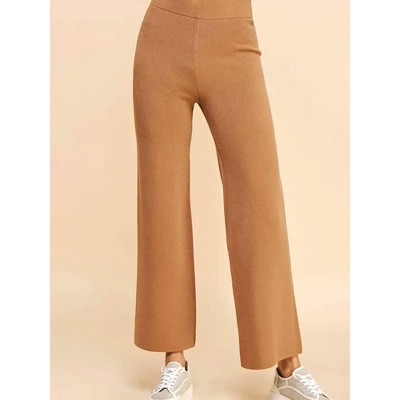 Women's Straight Leg Sweater Pants - PINCH