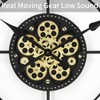29 Inch Large Wall Clocks Living Room Decor with Moving Gears Industrial Steampunk Oversized Metal Analog Clock Farmhouse Home - 3 of 4
