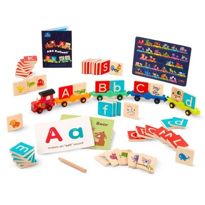 Battat ABC Railway Alphabet Learning Train Toy Set | Target