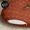 Sweet Jojo Designs Boy, Girl, Unisex/Gender Neutral Support Nursing Pillow Cover (Pillow Not Included) Diamond Tuft Orange and Ivory - 3 of 4