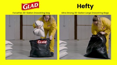Glad Trash Bag, Black - 30 Gallon by Saalfeld Redistribution