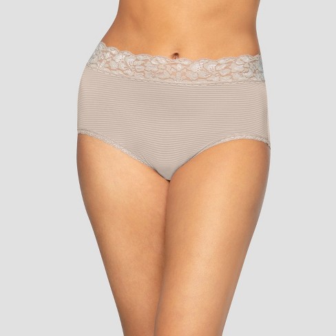 Vanity Fair Womens Flattering Lace Brief 13281 - Toasted Coconut - 6 :  Target