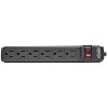 Tripp Lite Power It!® Power Strip, 6 Outlets, 6-Ft. Cord, Black, PS66B - 3 of 4