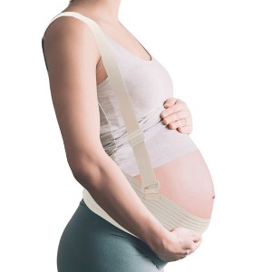 Unique Bargains Maternity Belly Band with Adjustable Straps 1 Pc - 1 of 4