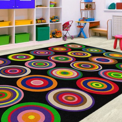 Flagship Carpets Color Rings Area Rug