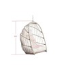 Hanging Egg Chair with Stand Kit,Foldable PE Rattan Swing Seat with Cushion and Pillow,Outdoor Hanging Chair for Patio or Balcony-Maison Boucle - 2 of 4