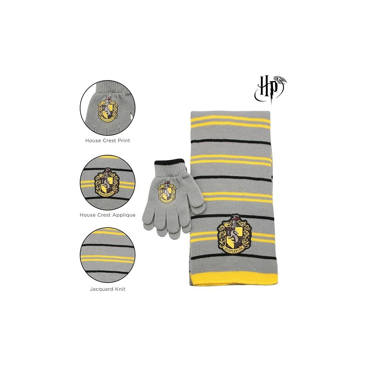 Harry Potter Kids Winter Hat Gloves Scarf Set for Boys and Girls, Winter Hat for Kids 4-14 Years - thumbnail 9