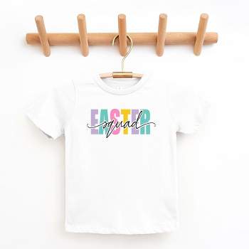 The Juniper Shop Easter Squad Colorful Toddler Short Sleeve Tee