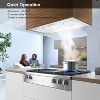 Range Hood Insert 30 Inch 900 CFM with 9 Speed Fan,Convenient Gesture Touch Control, ETL Listed, 3W LED Light Strip, Touch Control, Baffle & Charcoal Filters - 3 of 4