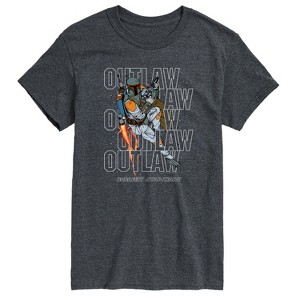 Men's - Star Wars - Outlaw Boba Fett Short Sleeve Graphic T-Shirt - 1 of 3