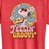 Women's - Peanuts - Feelin' Groovy Snoopy and Woodstock Short Sleeve Graphic T-Shirt - 2 of 4