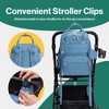 BabbleRoo Diaper Bag Backpack for Stylish Parents, Spacious Baby Bag, Versatile Baby Diaper Bag - 4 of 4