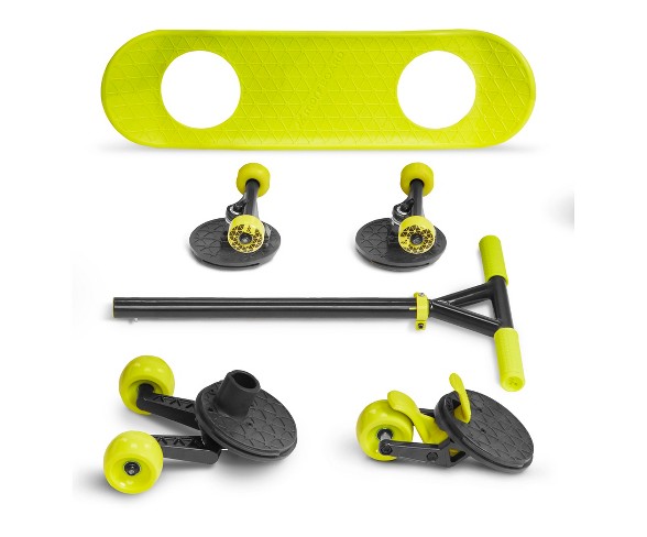 MorfBoard Scooter & Skateboard Combo Set - Chartreuse