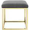 Modway Anticipate Ottoman Gold Gray - 3 of 4