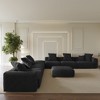 WJShome Modular Sectional Sofa with Ottomans,8 Seater Corduroy V Shaped Reversible Corner Couch,181.73" Convertible Sofa & Couch - 2 of 4