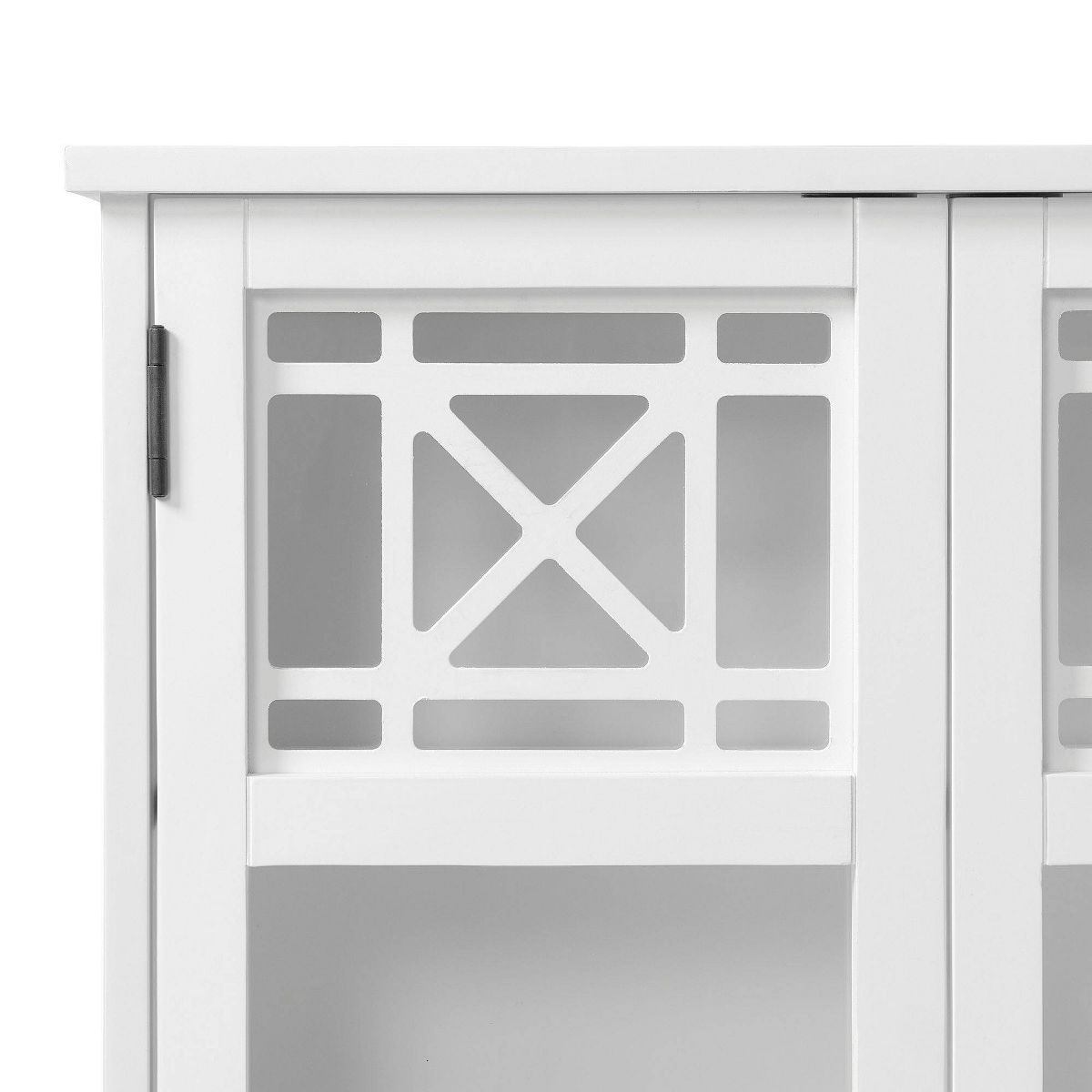 27"x29" Derby Wall Mounted Bath Storage Cabinet with Glass Doors White - Alaterre Furniture - thumbnail 5