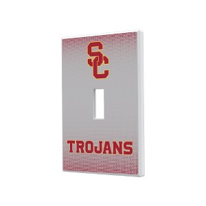 NCAA Big Ten Universities Linen Hidden-Screw Light Switch Plate for Single Toggle - 1 of 4
