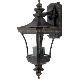 Devon 1-Light Imperial Bronze Outdoor Wall Lantern - 1 of 3