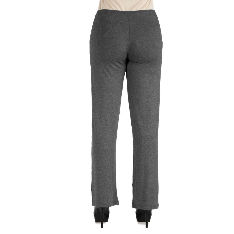 24seven Comfort Apparel Womens Comfortable Drawstring Lounge Pants, 2 of 4