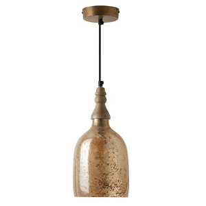 7" Regan Champagne Glass Pendant Light - River of Goods - 1 of 4
