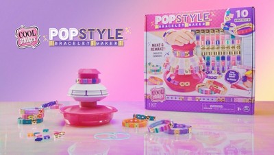 Cool Maker PopStyle Bracelet Maker, 170 Stylish Beads, 10 Bracelets, S –  NAPTOYSHOP