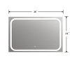 Chloe Lighting Speculo Back Lit Led Mirror 6000k Daylight White 36" Wide - 4 of 4