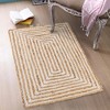 Braided Jute Handwoven Reversible Indoor Outdoor Area Rug by Blue Nile Mills - 2 of 4