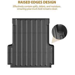 Heavy-Duty Custom Truck Bed Mat for 1999-2016 Ford F-250/F-350/F-450 Super Duty 6.8FT Bed - 1 of 4