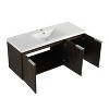 SEVOBAL Bathroom Storage Cabinets, Bathroom Vanity, Wall-Mounted Vanity with Sink, Three-Door Design, Multicolored, 47.2"*18.1"*20.5" - 3 of 4