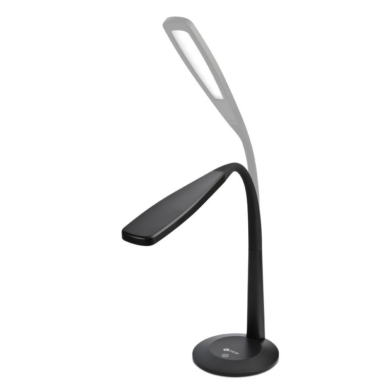 14&#34; Desk Gooseneck Desk Lamp Black (Includes LED Light Bulb) - OttLite, 3 of 4