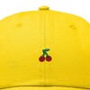 Dalix Lil Cherry Embroidered Cotton Summer Outdoor Baseball Cap Dad Hat Womens - 2 of 4